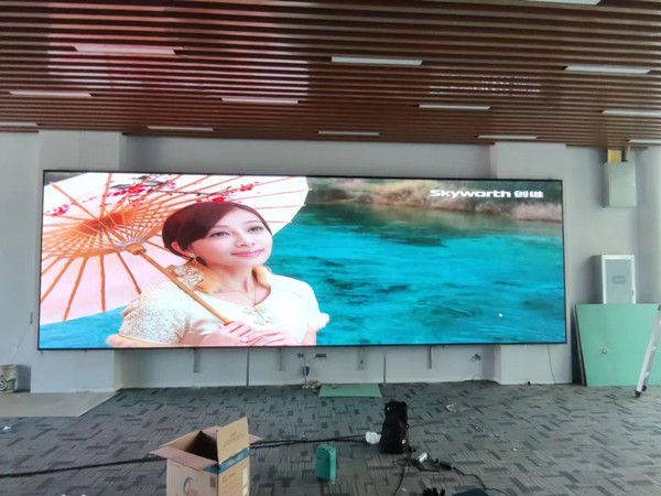 拱墅P1.53led小间距屏安装案例